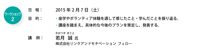 ワークショップⅡ
