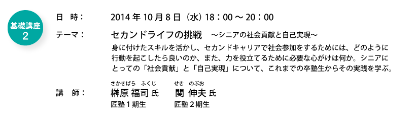 基礎講座２