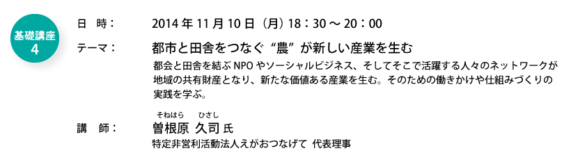 基礎講座４