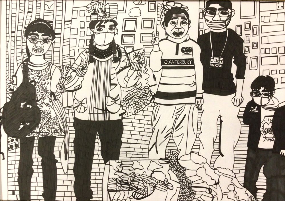 アート展のみんなで全員集合2025