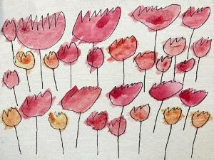 チューリップの花